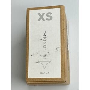 Allbirds NWT White Trino Thong Panty XS DISCONTINUED